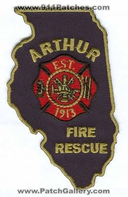 Arthur Fire Rescue Department (Illinois)
Scan By: PatchGallery.com
Keywords: dept. state shape