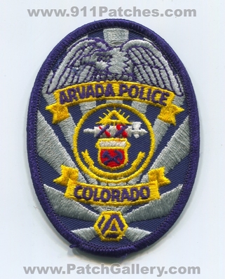 Arvada Police Department Patch (Colorado)
Scan By: PatchGallery.com
Keywords: dept.