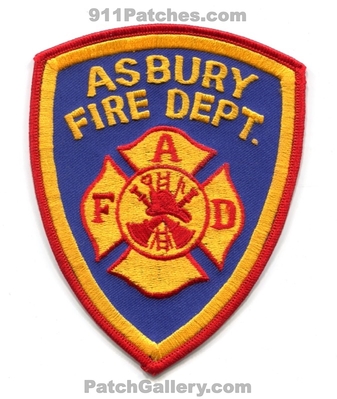 Asbury Community Fire Department Patch (Iowa)
Scan By: PatchGallery.com
Keywords: dept.