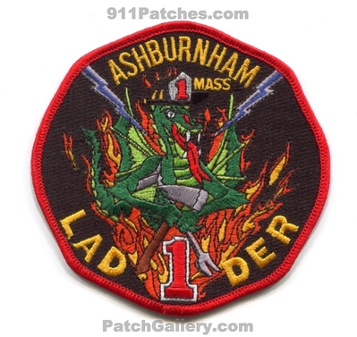Ashburnham Fire Department Ladder 1 Patch (Massachusetts)
Scan By: PatchGallery.com
Keywords: dept. company co. station dragon