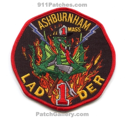 Ashburnham Fire Department Ladder 1 Patch (Massachusetts)
Scan By: PatchGallery.com
Keywords: dept. company co. station dragon
