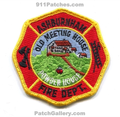 Ashburnham Fire Department Patch (Massachusetts)
Scan By: PatchGallery.com
Keywords: dept. old meeting house powder