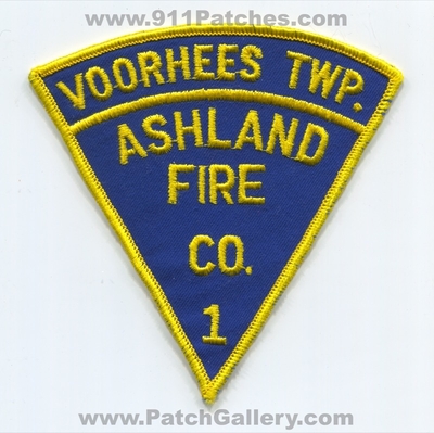 Ashland Fire Company 1 Voorhees Township Patch (New Jersey)
Scan By: PatchGallery.com
Keywords: co. number no. #1 department dept. twp.