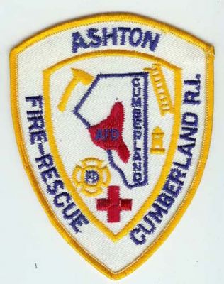 Ashton Fire Rescue (Rhode Island)
Thanks to Mark C Barilovich for this scan.
Keywords: cumberland fd department