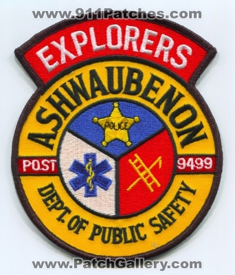 Ashwaubenon Department of Public Safety Explorers Post 9499 (Wisconsin)
Scan By: PatchGallery.com
Keywords: dept. dps fire ems police