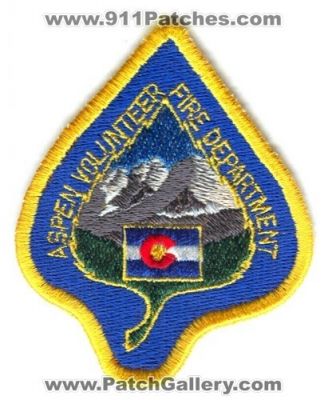 Aspen Volunteer Fire Department Patch (Colorado)
[b]Scan From: Our Collection[/b]
Keywords: dept.