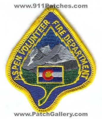 Aspen Volunteer Fire Department Patch (Colorado)
[b]Scan From: Our Collection[/b]
