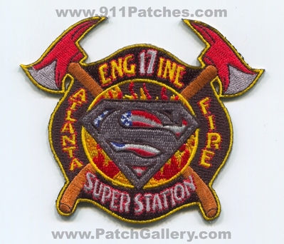Atlanta Fire Department Engine 17 Patch (Georgia)
Scan By: PatchGallery.com
Keywords: dept. afd company co. station super