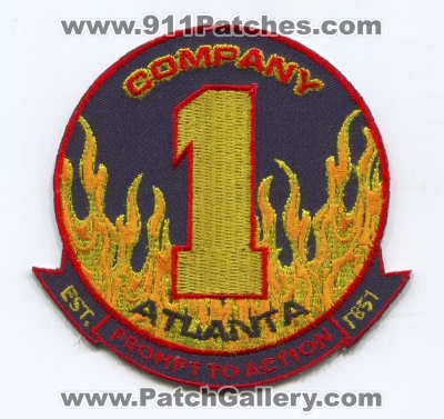 Atlanta Fire Department Company 1 Patch (Georgia)
Scan By: PatchGallery.com
Keywords: dept. afd co. number no. #1 department dept. prompt to action