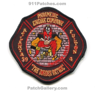 Atlanta Fire Department Company 39 Fulton County 4 Patch (Georgia)
Scan By: PatchGallery.com
Keywords: dept. afd co. station paramedic engine the border patrol warner bros yosemite sam