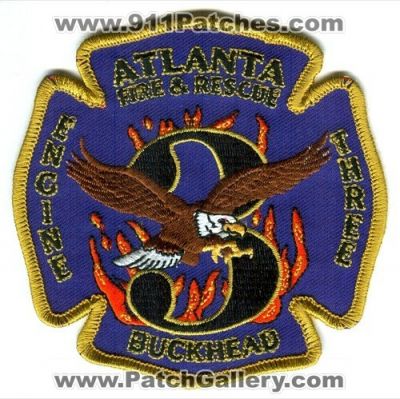 Atlanta Fire Department Station 3 (Georgia)
Scan By: PatchGallery.com
Keywords: & and rescue engine three