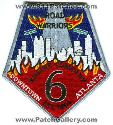 Atlanta Fire Engine Company 6 (Georgia)
Scan By: PatchGallery.com
Keywords: downtown
