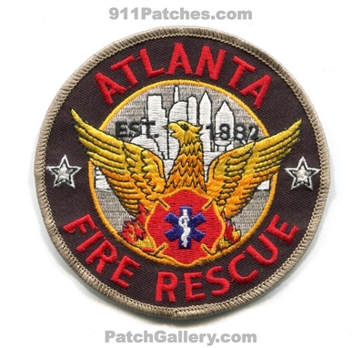 Atlanta Fire Rescue Department Patch (Georgia)
Scan By: PatchGallery.com
Keywords: dept. est. 1882