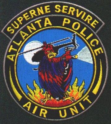 Atlanta Police Air Unit
Thanks to EmblemAndPatchSales.com for this scan.
Keywords: georgia helicopter