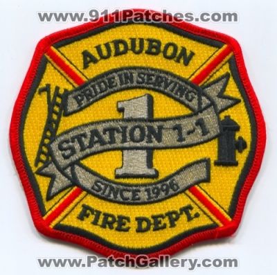 Audubon Fire Department Station 1-1 (New Jersey)
Scan By: PatchGallery.com
Keywords: dept.