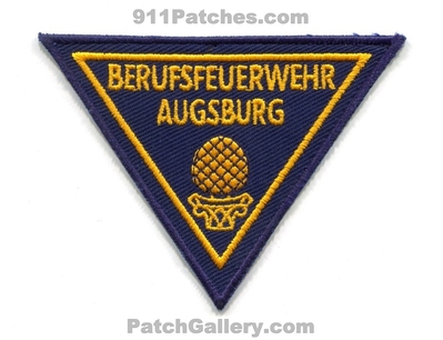 Augsburg Fire Berufsfeuerwehr Patch (Germany)
Scan By: PatchGallery.com
