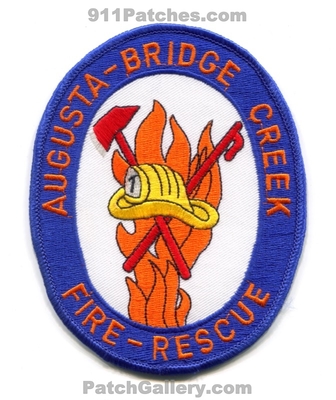 Augusta-Bridge Creek Fire Rescue Department Patch (Wisconsin)
Scan By: PatchGallery.com
Keywords: dept.