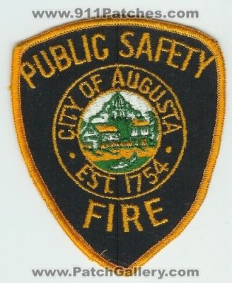 Augusta Public Safety Fire Department (Maine)
Thanks to Mark C Barilovich for this scan.
Keywords: dps dept. city of