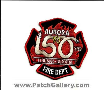 Aurora Fire Department 50 Years (Illinois)
Thanks to Bob Brooks for this scan.
Keywords: dept. afd