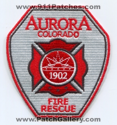Aurora Fire Rescue Department Patch (Colorado)
[b]Scan From: Our Collection[/b]
Keywords: dept.