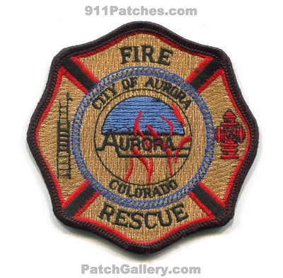 Aurora Fire Rescue Department Patch (Colorado)
Scan By: PatchGallery.com
Keywords: city of dept.