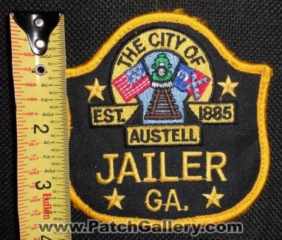 Austell Police Department Jailer (Georgia)
Thanks to Matthew Marano for this picture.
Keywords: dept. the city of ga.