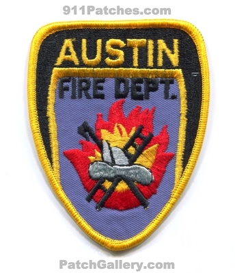 Austin Fire Department Patch (Texas)
Scan By: PatchGallery.com
Keywords: dept.