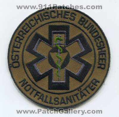 Austrian Armed Forces Emergency Paramedic Patch (Austria)
Scan By: PatchGallery.com
Keywords: osterreichisches bundesheer notfallsanitater