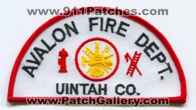 Avalon Fire Department (Utah)
Scan By: PatchGallery.com
Keywords: dept. uintah county co.