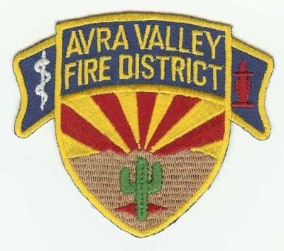 Avra Valley Fire District
Thanks to PaulsFirePatches.com for this scan.
Keywords: arizona