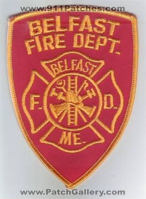 Belfast Fire Department (Maine)
Thanks to Dave Slade for this scan.
Keywords: dept. f.d. me.