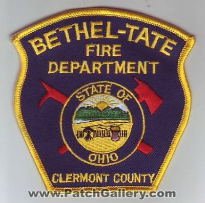 Bethel Tate Fire Department (Ohio)
Thanks to Dave Slade for this scan.
County: Clermont
