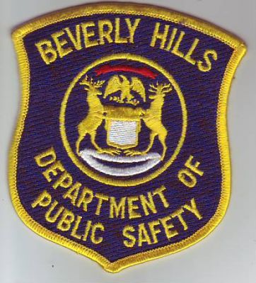 Beverly Hills Department of Public Safety Fire Police (Michigan)
Thanks to Dave Slade for this scan.
Keywords: dps