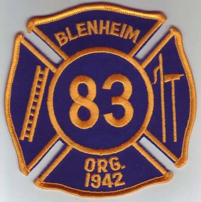Blenheim Fire 83 (New Jersey)
Thanks to Dave Slade for this scan.
