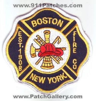 Boston Fire Company (New York)
Thanks to Dave Slade for this scan.
Keywords: department dept. co.