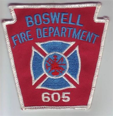 Boswell Fire Department 605 (Pennsylvania)
Thanks to Dave Slade for this scan.
