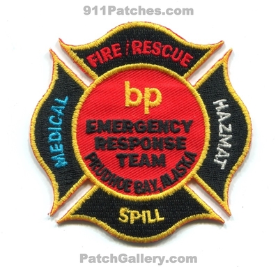 BP Emergency Response Team ERT Fire Prudhoe Bay Patch (Alaska)
Scan By: PatchGallery.com
Keywords: oil gas petroleum british industrial plant rescue ems medical hazmat haz-mat spill