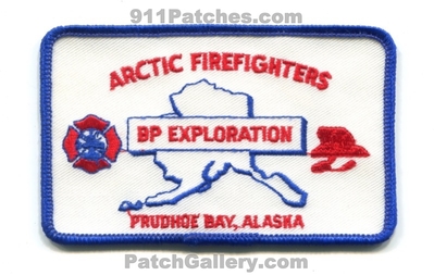 BP Exploration Prudhoe Bay Fire Department Artic Firefighters Patch (Alaska)
Scan By: PatchGallery.com
Keywords: british petroleum oil gas industrial ert emergency response team hazmat haz-mat