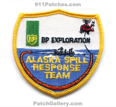 BP Exploration Spill Response Team Patch (Alaska)
Scan By: PatchGallery.com
Keywords: british petroleum oil gas industrial plant hazmat haz-mat fire