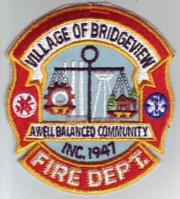 Bridgeview Fire Dept (Illinois)
Thanks to Dave Slade for this scan.
Keywords: department village of