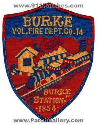 Burke Volunteer Fire Department Fairfax County Company 14 (Virginia)
Thanks to Ed Mello for this scan.
Keywords: vol. dept. co. station