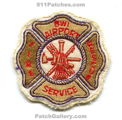 Baltimore Washington International Airport Fire Rescue Service Patch (Maryland)
Scan By: PatchGallery.com
Keywords: bwi department dept. crash cfr arff aircraft firefighter firefighting
