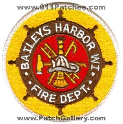 Baileys Harbor Fire Department Patch (Wisconsin)
Scan By: PatchGallery.com
Keywords: dept.
