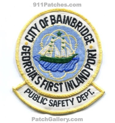 Bainbridge Public Safety Department Patch (Georgia)
Scan By: PatchGallery.com
Keywords: city of dept. dps georgias first inland part fire rescue ems police