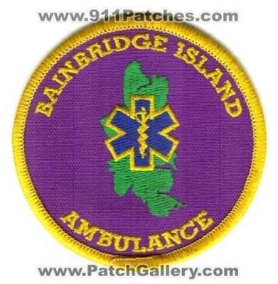 Bainbridge Island Ambulance (Washington)
Scan By: PatchGallery.com
Keywords: ems emt paramedic