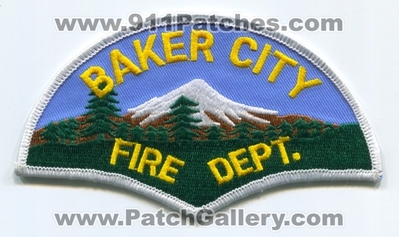 Baker City Fire Department Patch (Oregon)
Scan By: PatchGallery.com
Keywords: dept.