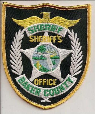 Baker County Sheriff's Office
Thanks to EmblemAndPatchSales.com for this scan.
Keywords: florida sheriffs