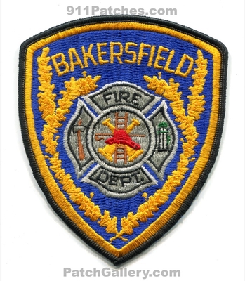 Bakersfield Fire Department Patch (California)
Scan By: PatchGallery.com
Keywords: dept.