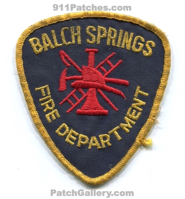 Balch Springs Fire Department Patch (Texas)
Scan By: PatchGallery.com
Keywords: dept.