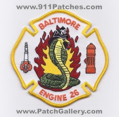 Baltimore City Fire Department Engine 26 (Maryland)
Thanks to Paul Howard for this scan.
Keywords: dept.